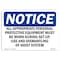 Signmission OSHA Sign, All Appropriate Personal Protective Equipment, 10in X 7in Plastic, 10" W, 7" H, Lndscp OS-NS-P-710-L-10085 - alternate 1